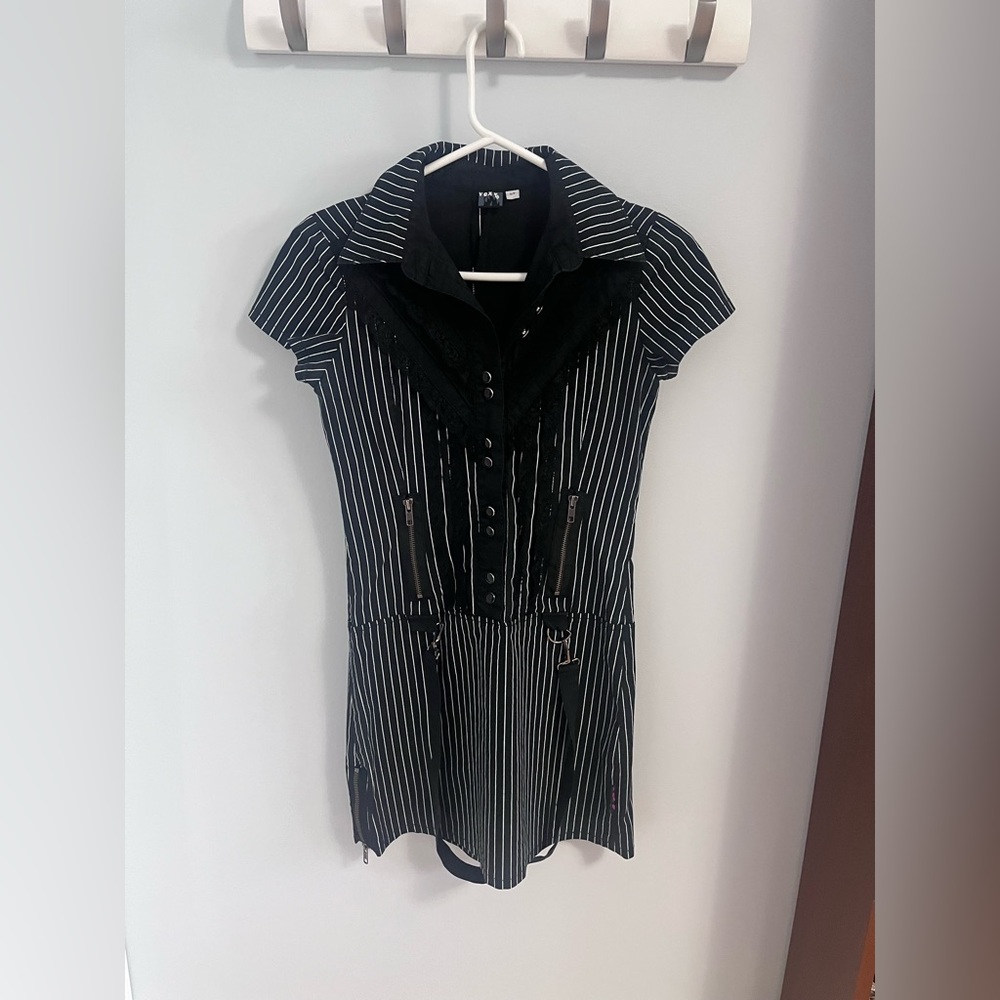 Vexy Pinstriped Dress